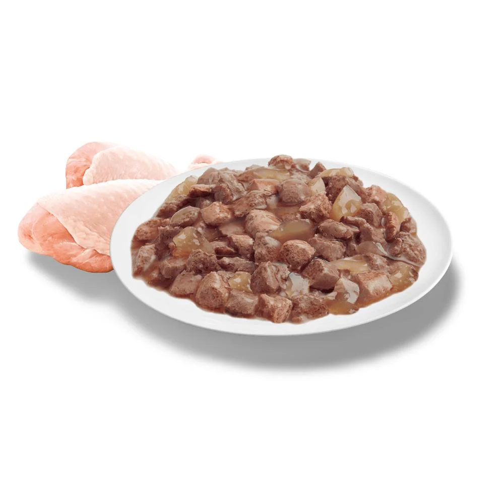 Advance Chicken and Turkey Indoor Cat Wet Food 85g X12 - Image 2