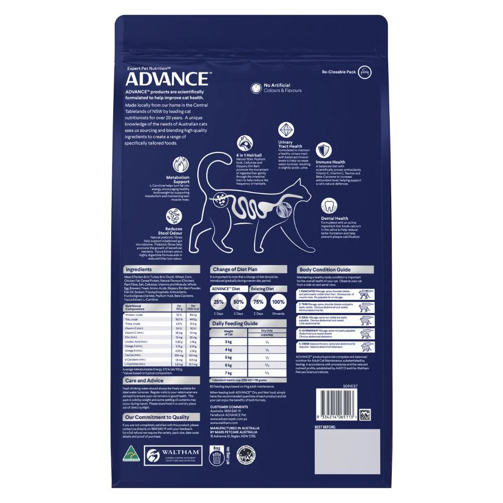 Advance Chicken Indoor Adult Cat Dry Food 3.5kg - Image 2