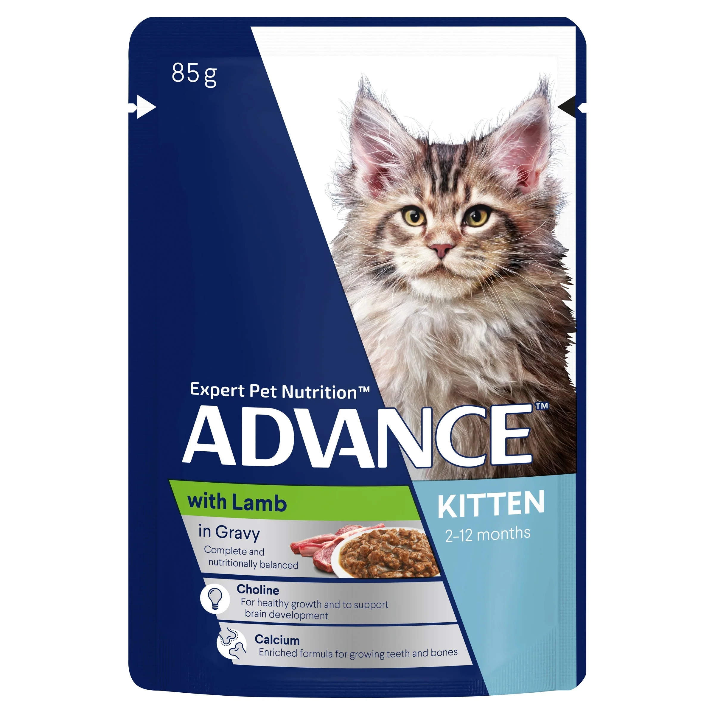 Advance Lamb in Gravy Kitten Wet Food 85g