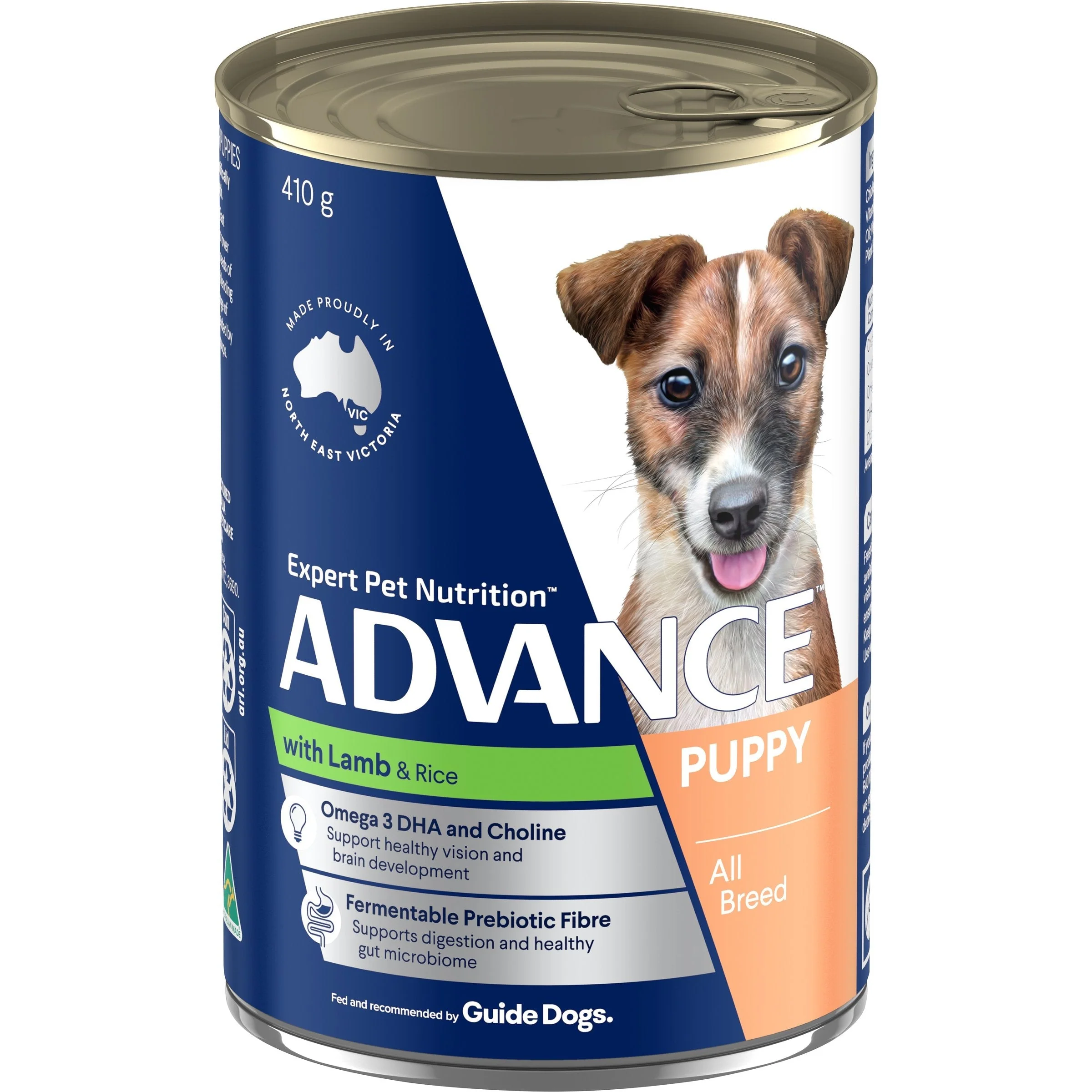 Advance Lamb and Rice All Breed Puppy Wet Food 410g x 12 - Image 2