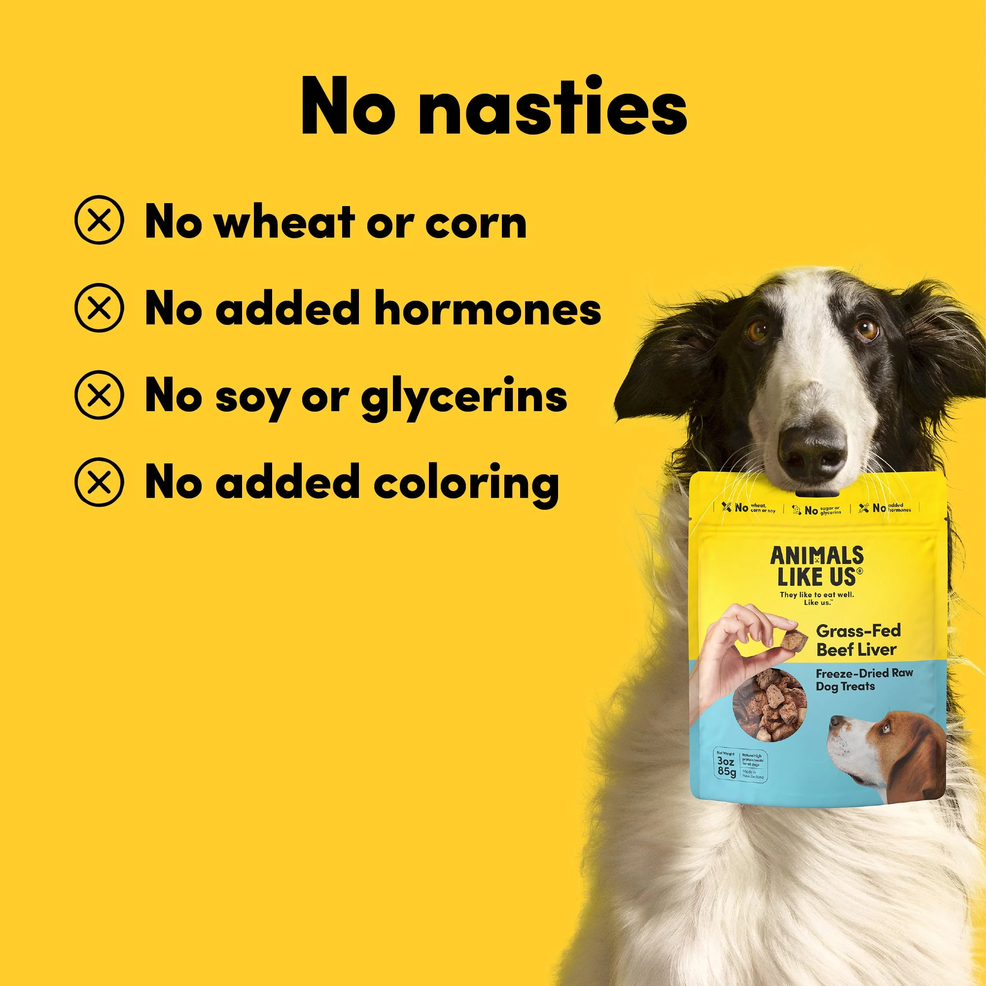 Animals Like Us Grass-Fed Beef Liver Freeze Dried Dog Treats 85g - Image 5