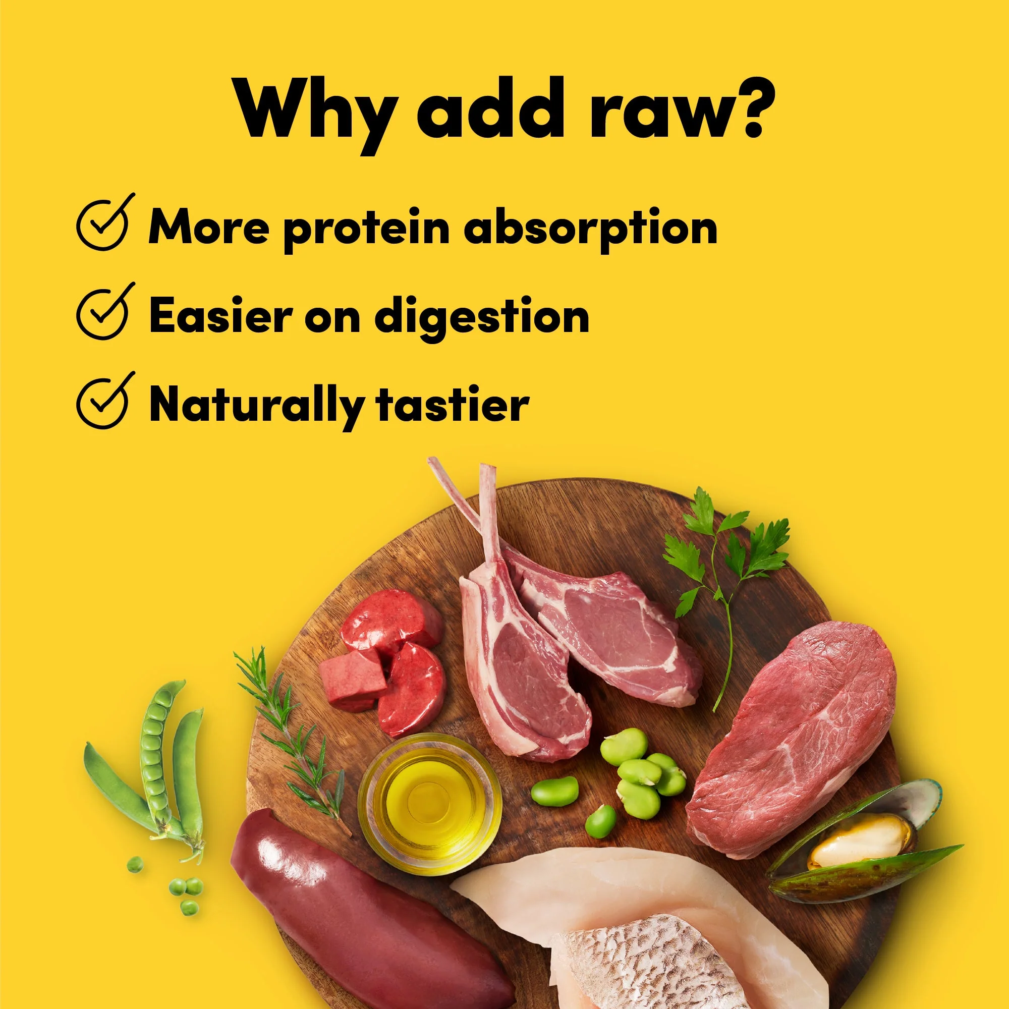 Animals Like Us RawMix50 with Freeze Dried Ocean Fish and Kibble Mix Dry Dog Food 340g - Image 7