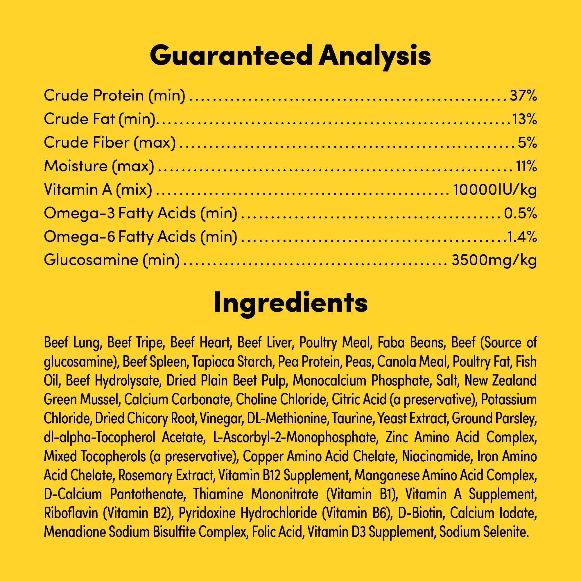 Animals Like Us RawMix50 with Grass-Fed Freeze Dried Beef and Kibble Mix Dog Food 340g - Image 10