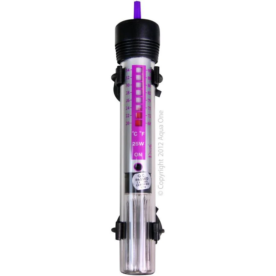 Aqua One Glass Aquarium Heater 25W - Image 2