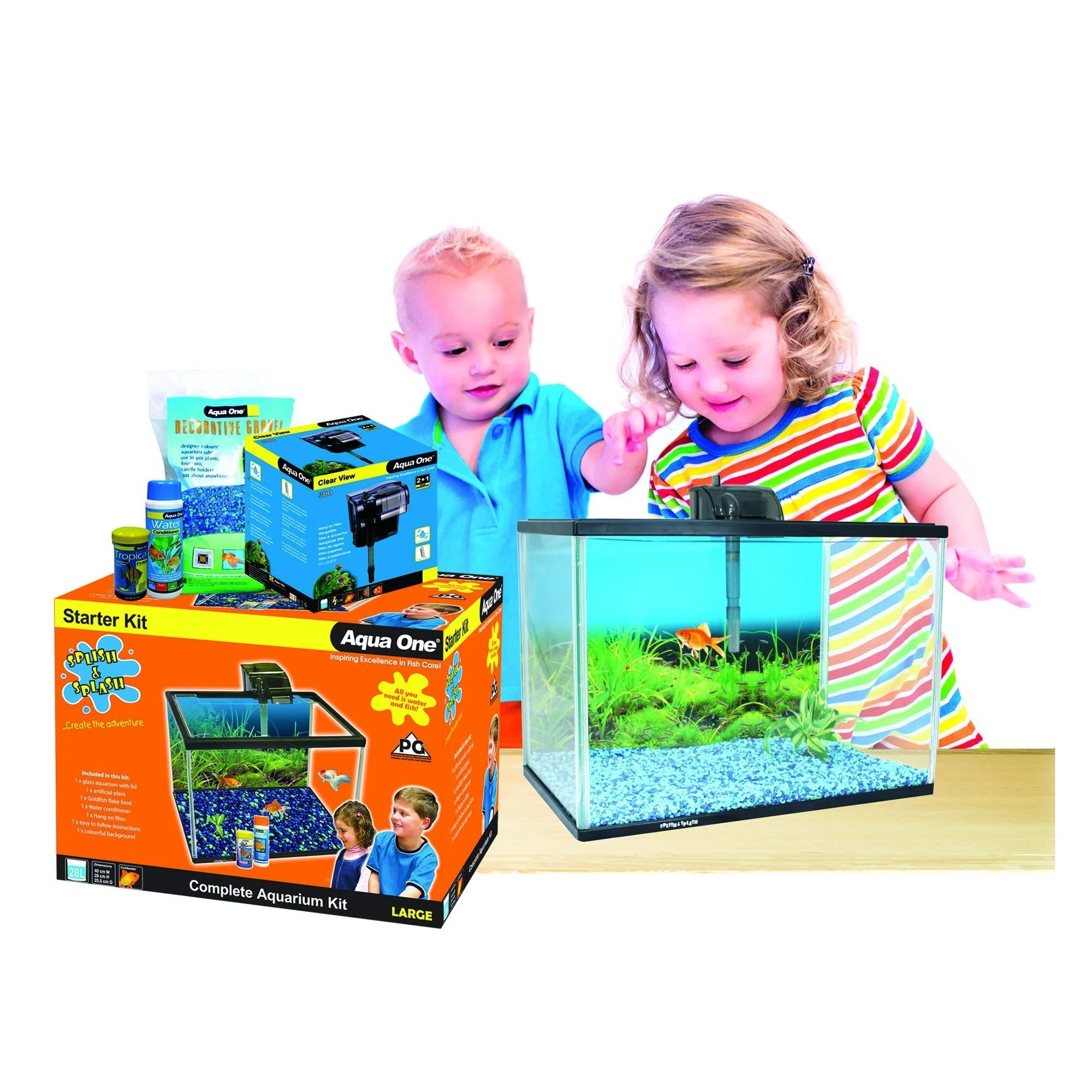 Aqua One Splish and Splash Aquarium Starter Kit Large 28L - Image 3