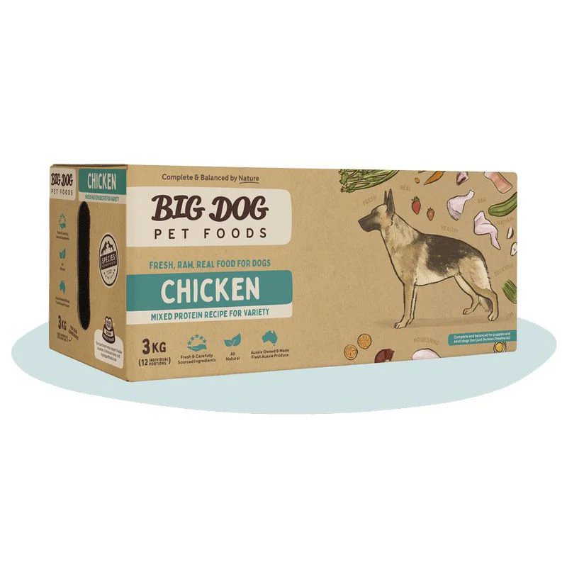 Big Dog BARF Chicken Raw Dog Food 3kg - Image 2