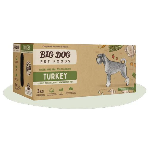 Big Dog BARF Turkey Raw Dog Food 3kg - Image 2