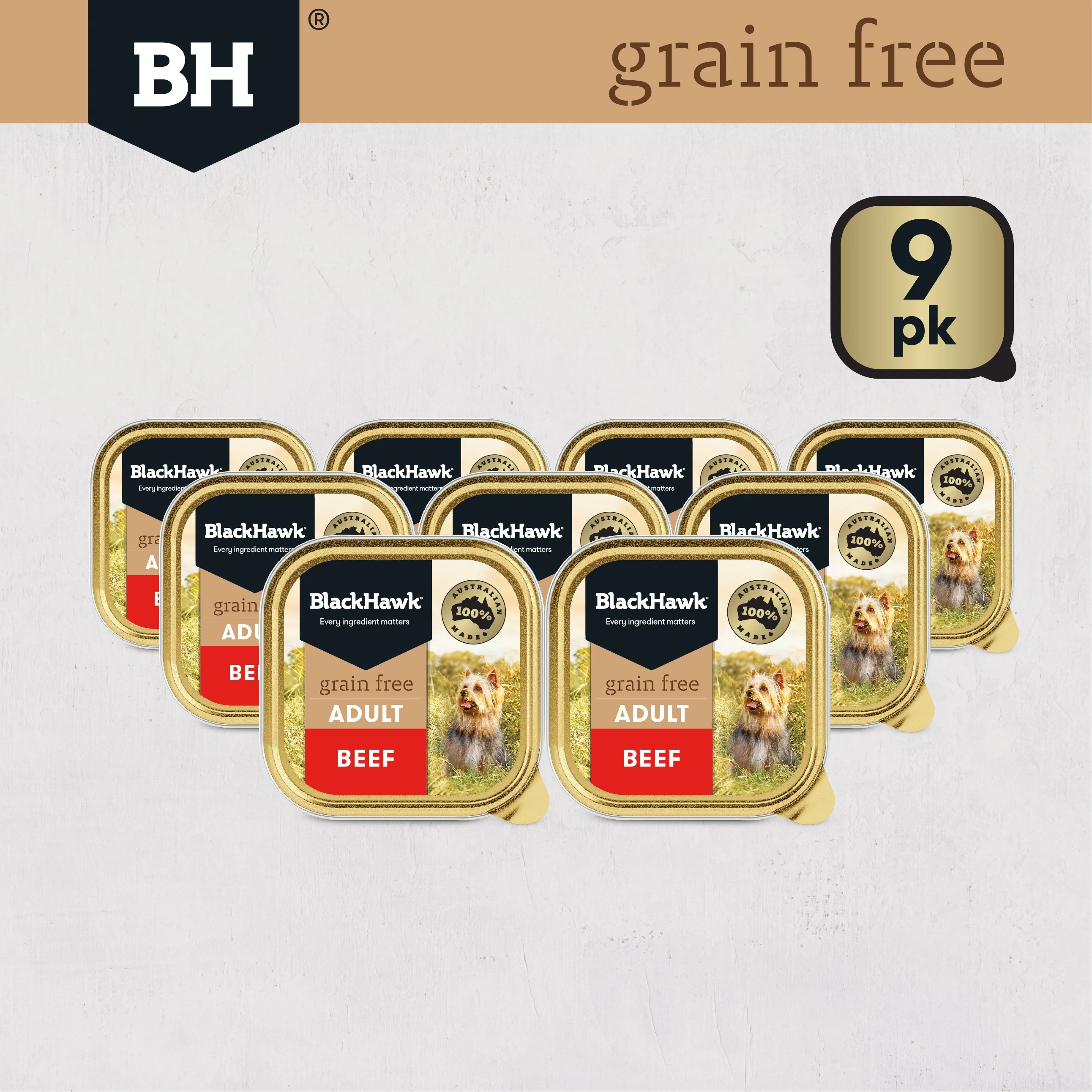 Black Hawk Grain Free Beef Wet Dog Food 100g - Image 6