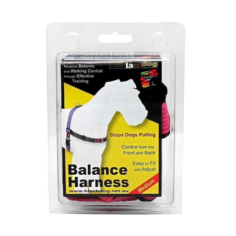 Black Dog Wear Balance Harness Red Small - Image 4