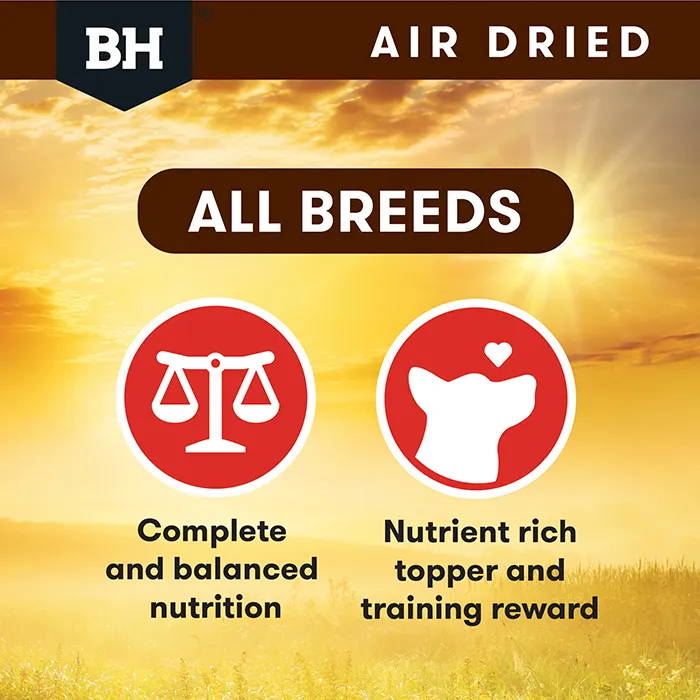 Black Hawk Air Dried Beef and Mackerel Dry Dog Food 450g - Image 5