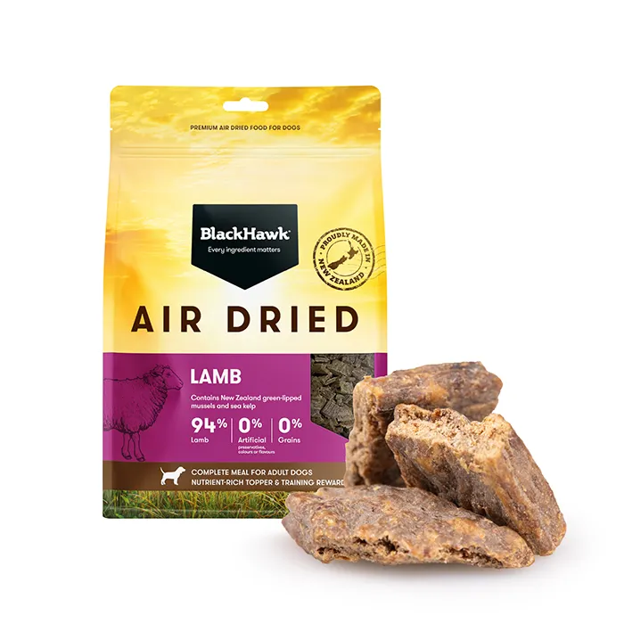 Black Hawk Air Dried Lamb Dry Dog Food 450g - Image 2