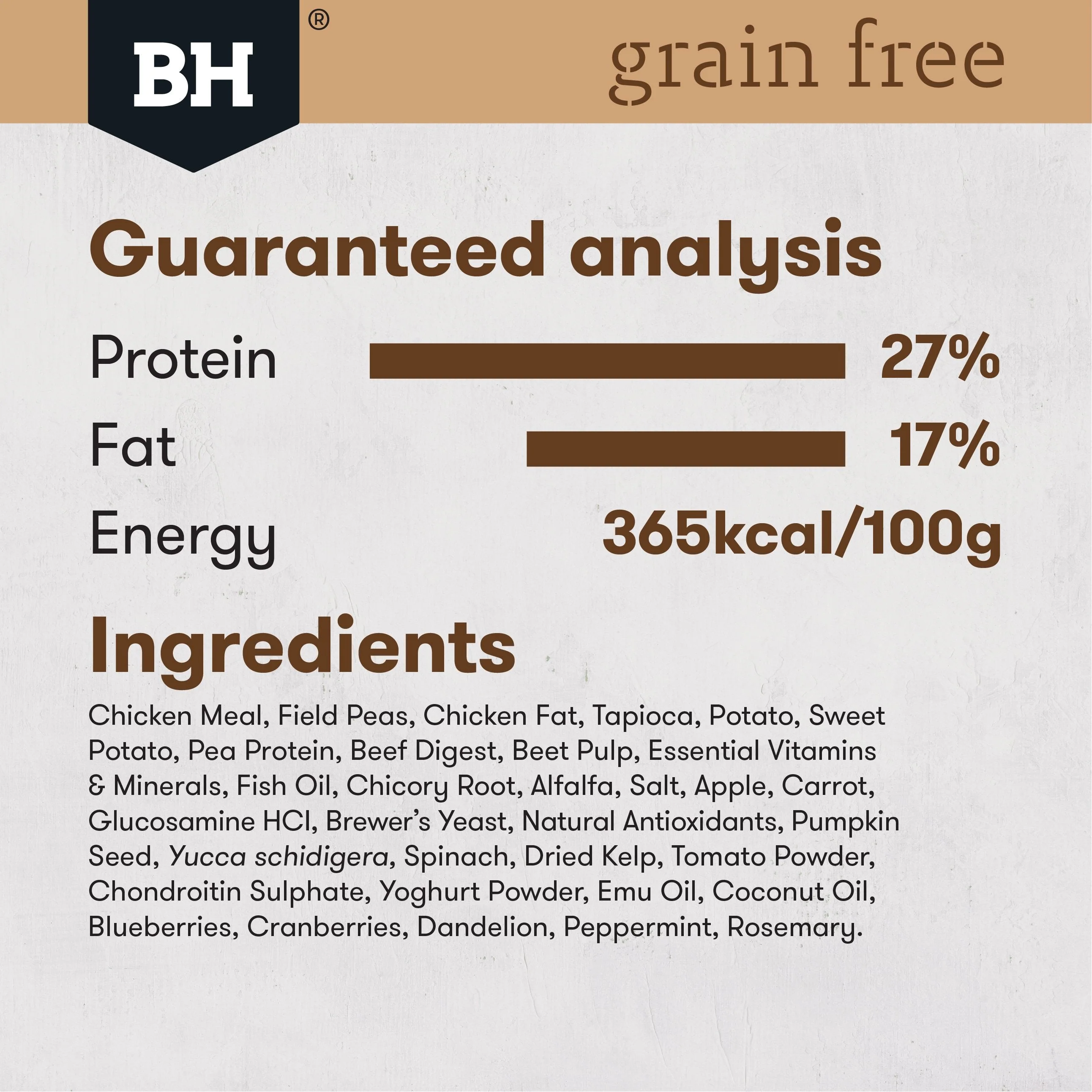Black Hawk Grain Free Chicken Large Breed Dry Dog Food 15kg - Image 9