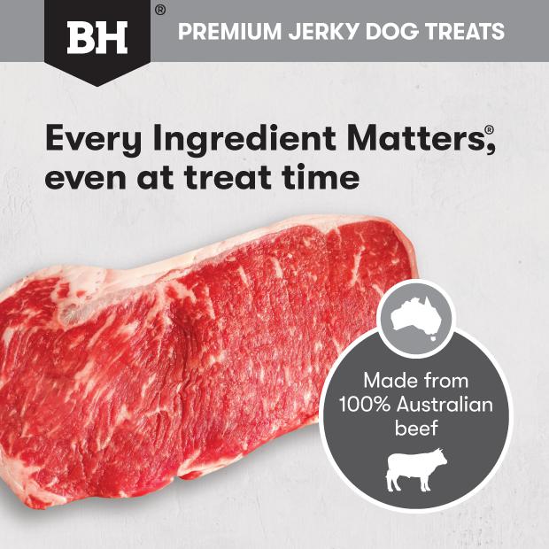 Black Hawk Dog Treats Beef Jerky Straps 100g - Image 6