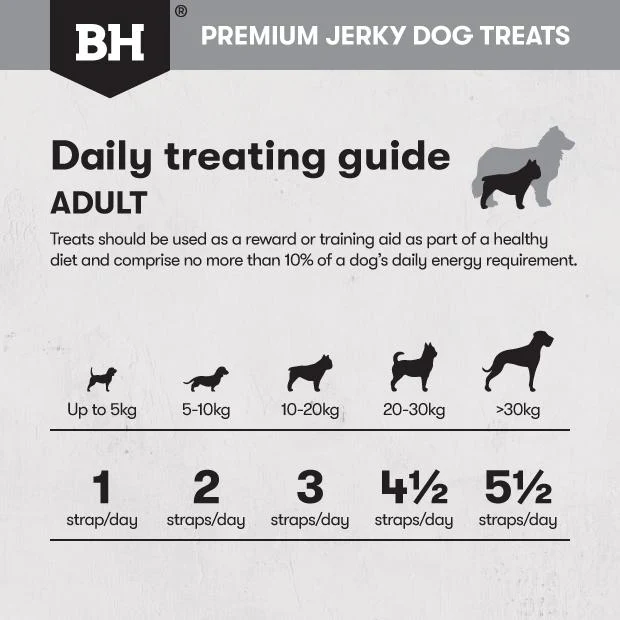 Black Hawk Dog Treats Beef Jerky Straps 100g - Image 9