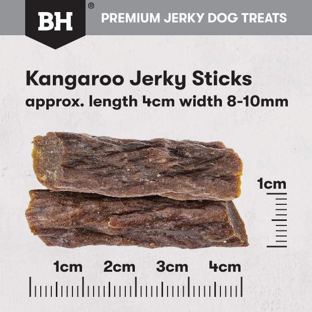 Black Hawk Dog Treats Kangaroo Jerky Sticks 100g - Image 5