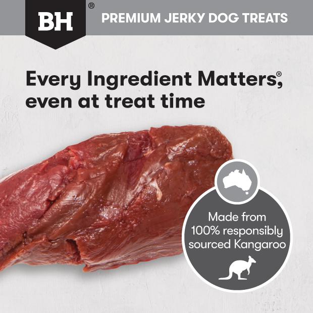 Black Hawk Dog Treats Kangaroo Jerky Sticks 100g - Image 6
