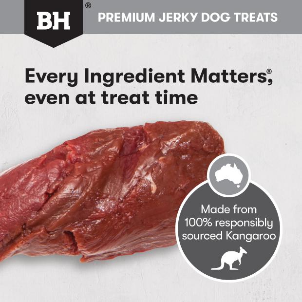 Black Hawk Dog Treats Kangaroo Jerky Straps 100g - Image 6