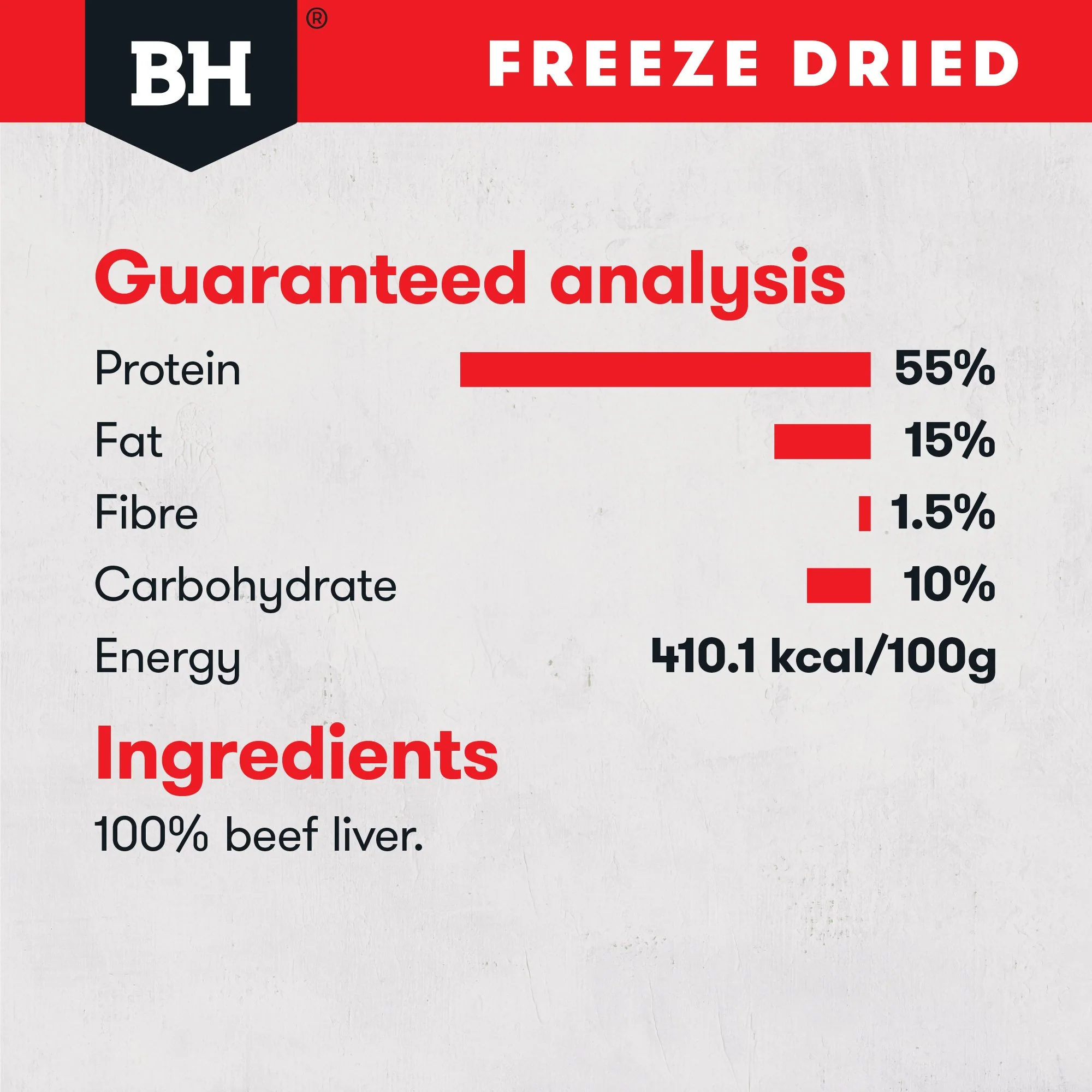 Black Hawk Freeze Dried Beef Liver Dog Treats 50g - Image 8
