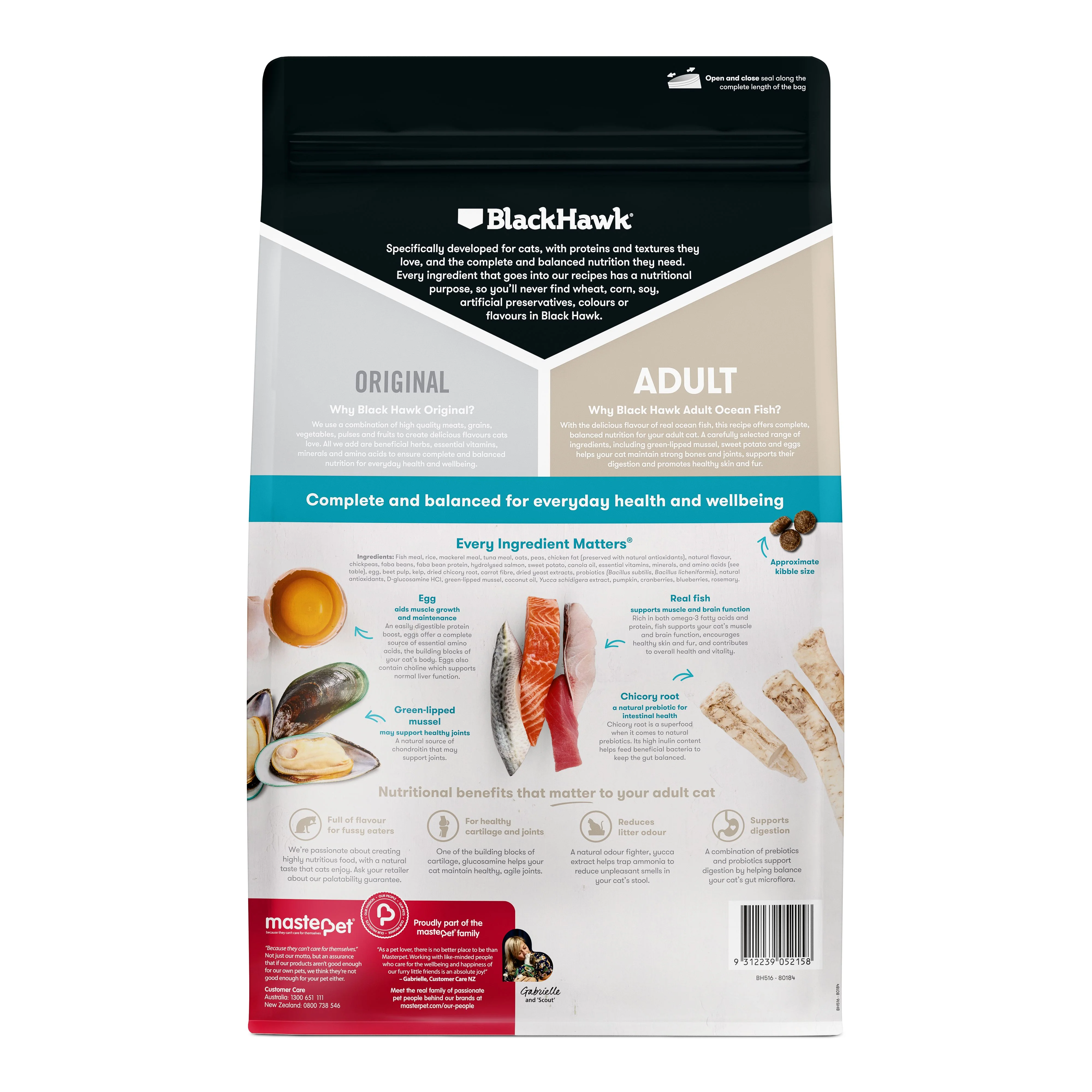 Black Hawk Ocean Fish Cat Dry Food 4kg - Image 2