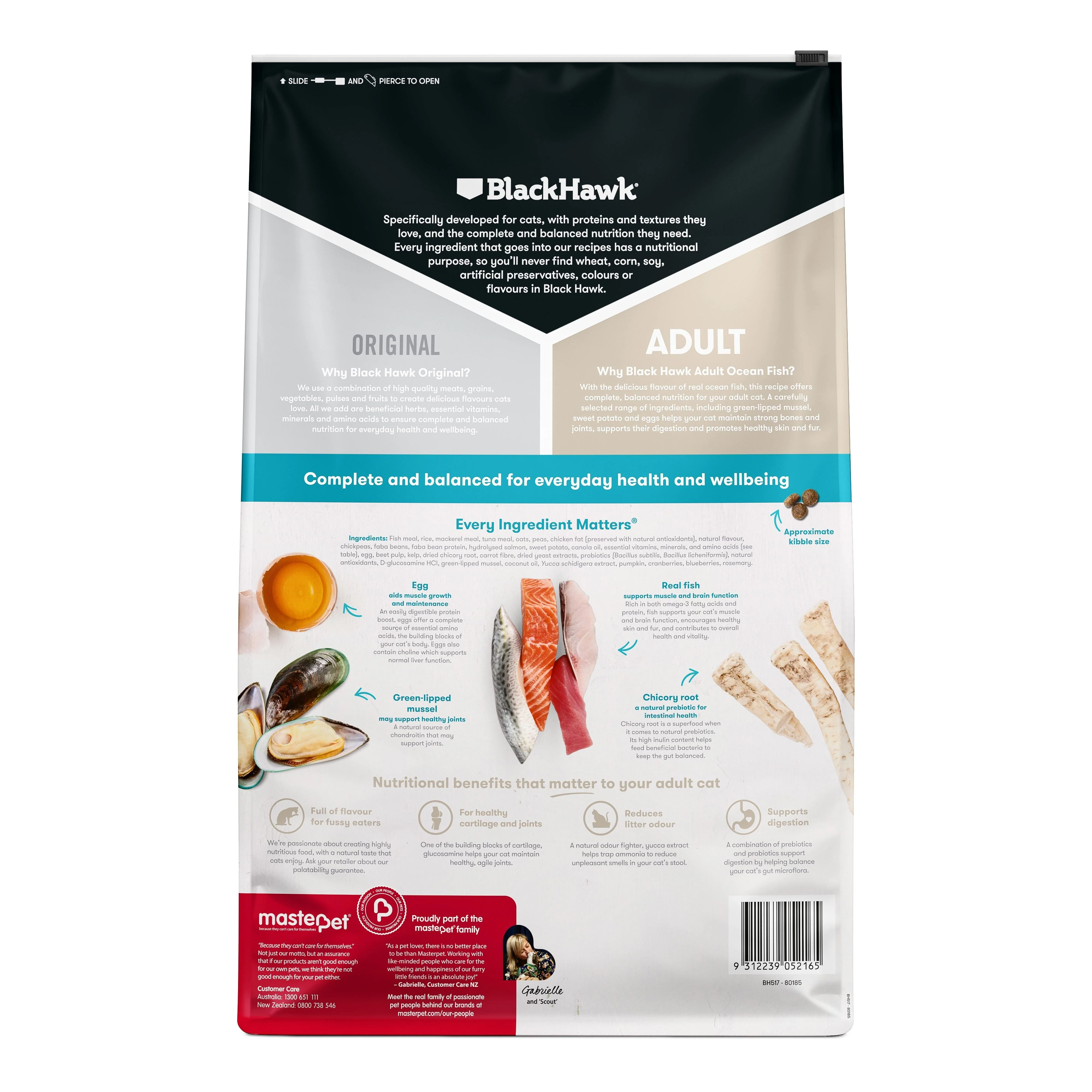 Black Hawk Ocean Fish Cat Dry Food 8kg - Image 2