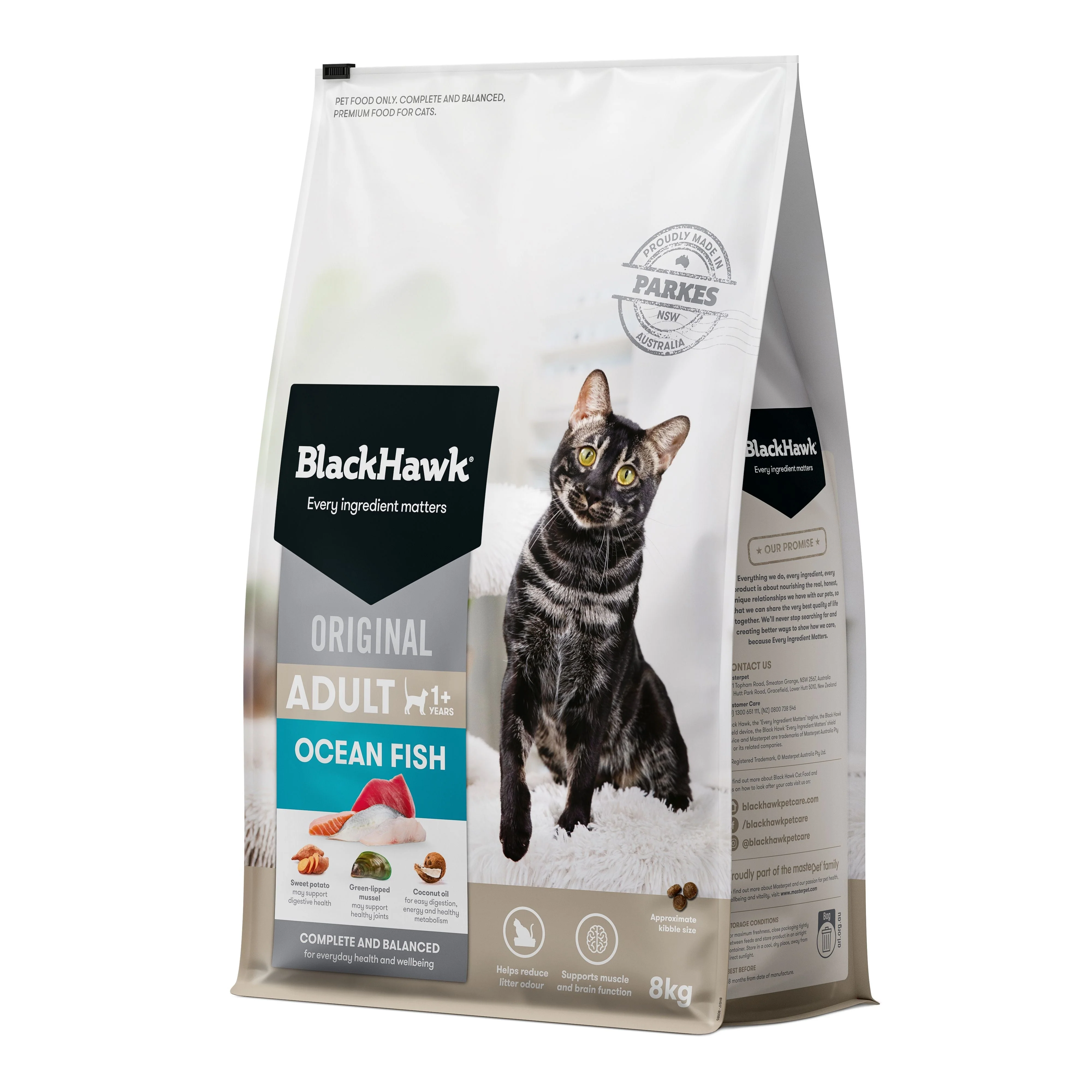 Black Hawk Ocean Fish Cat Dry Food 8kg - Image 5