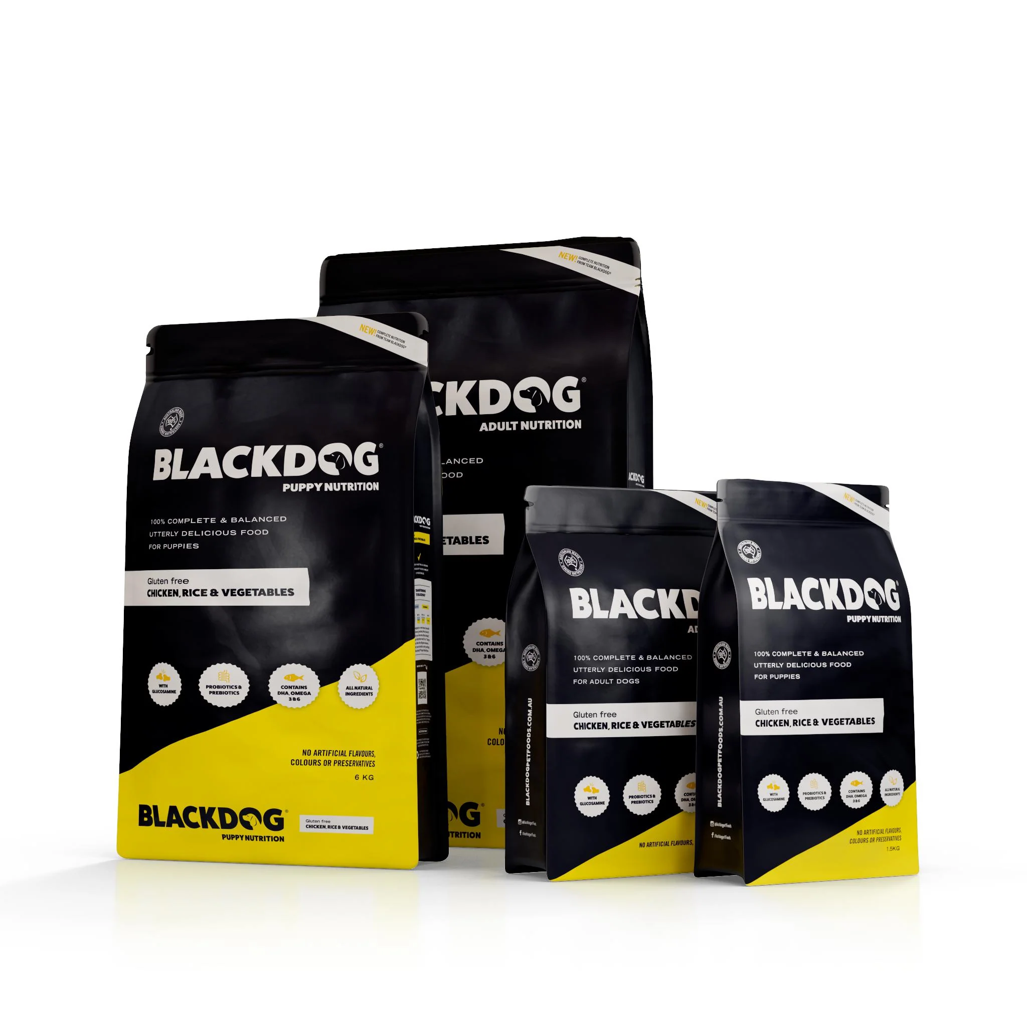 Blackdog Chicken Rice and Vegetables Adult Dry Dog Food 2.5kg - Image 3