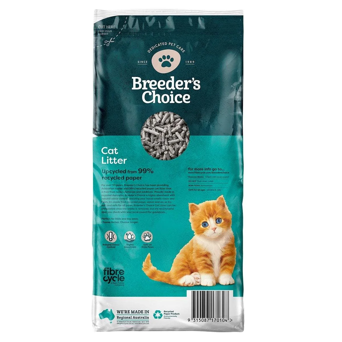 Breeders Choice Cat Litter 30L - Image 2