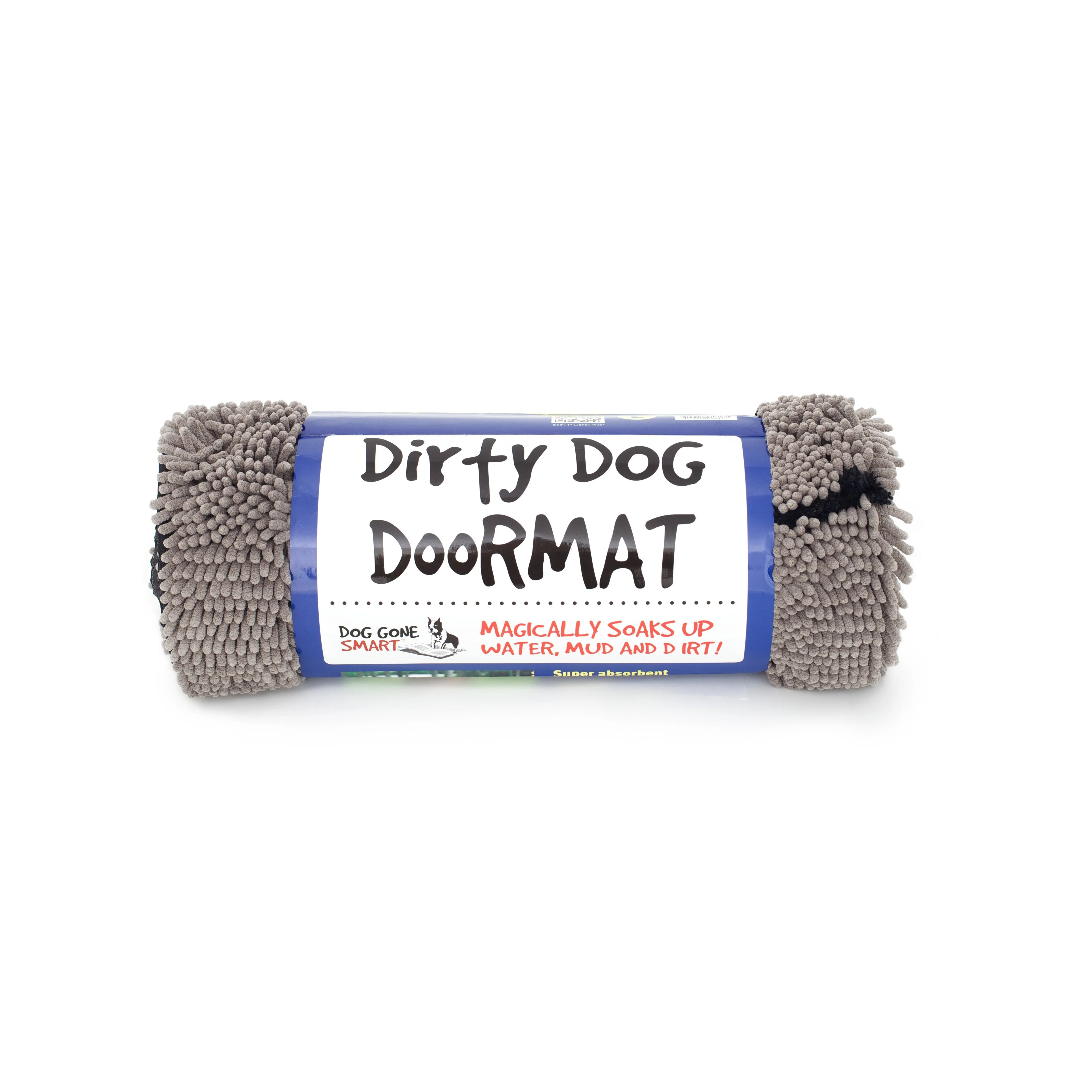 Dog Gone Smart Dirty Dog Doormat Large Misty Grey - Image 2