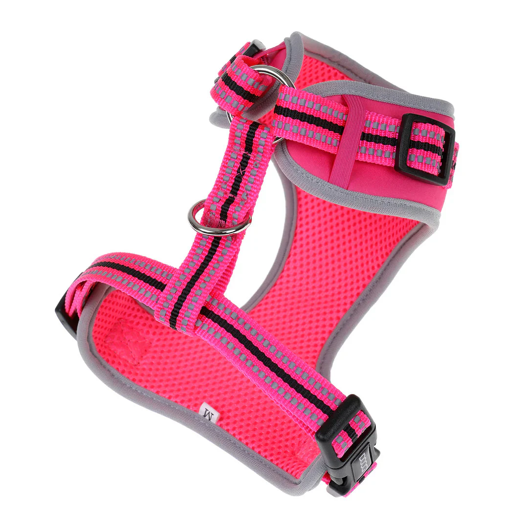 DOOG Neoflex Neoprene Lady Neon Pink Dog Harness Extra Large - Image 2