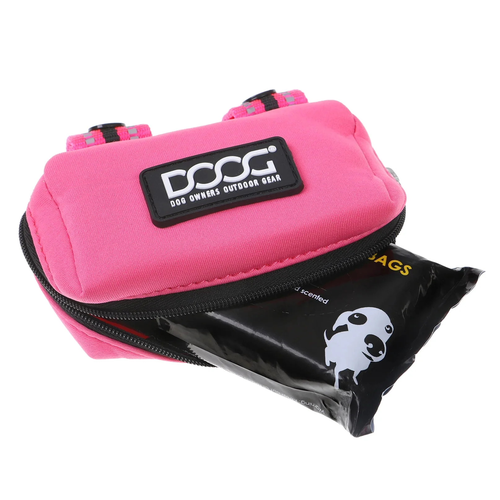 DOOG Walkie Pouch Lady Neon Pink Neoprene Poo Bag Holder - Image 3