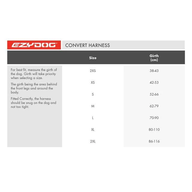 Ezydog Convert Dog Harness Charcoal Medium Large - Image 4