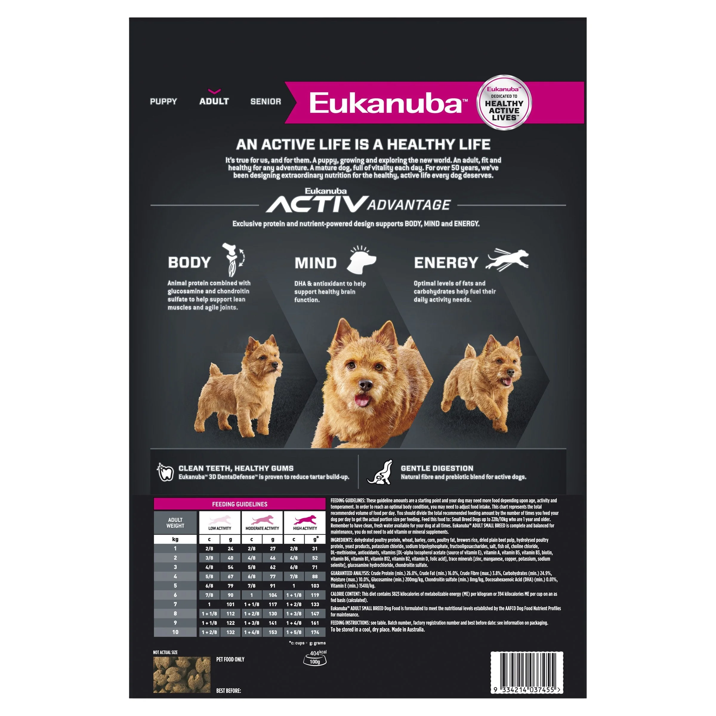 Eukanuba Dog Adult Small Breed Dry Food 7.5kg - Image 4