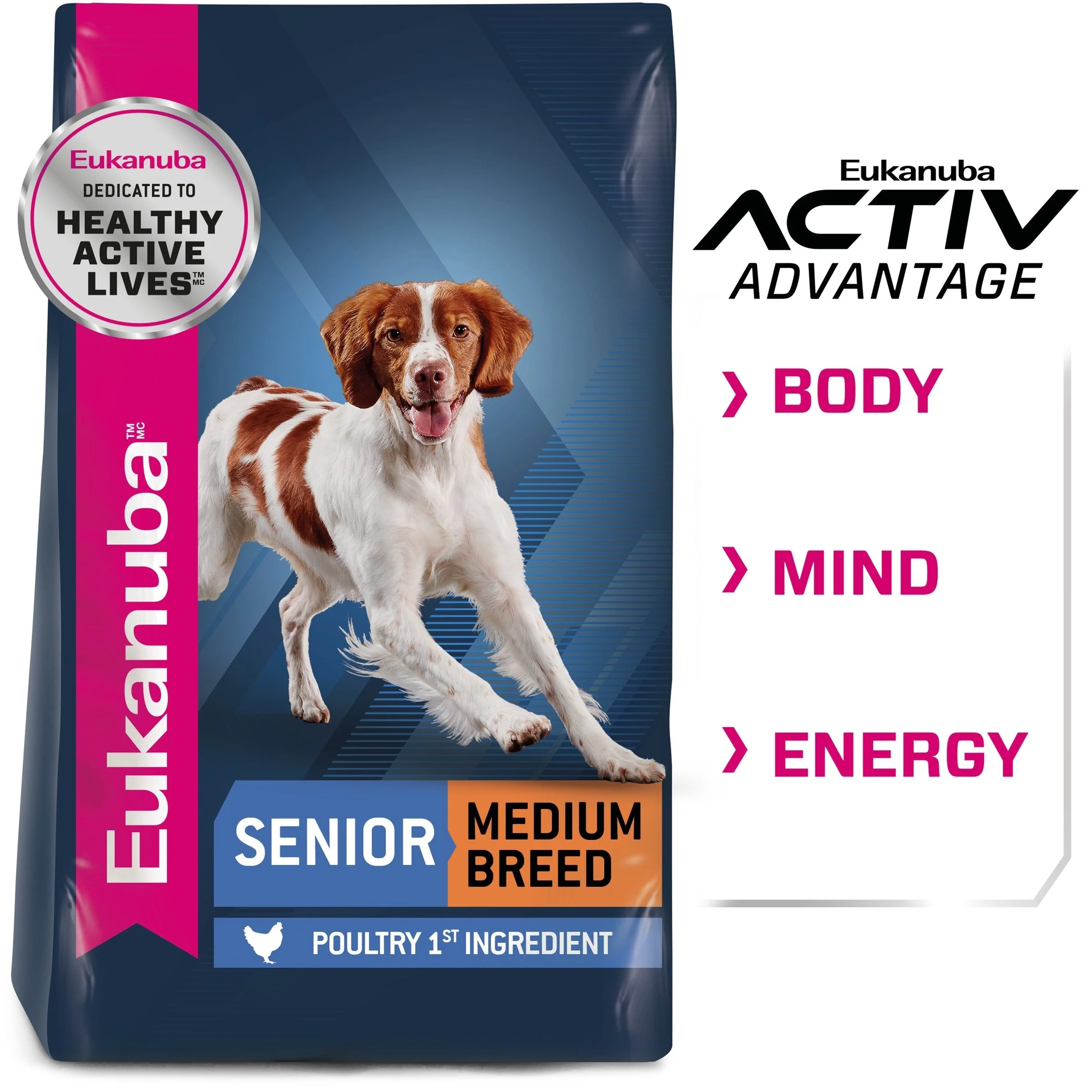 Eukanuba Dog Senior Medium Breed Dry Food 15kg - Image 2