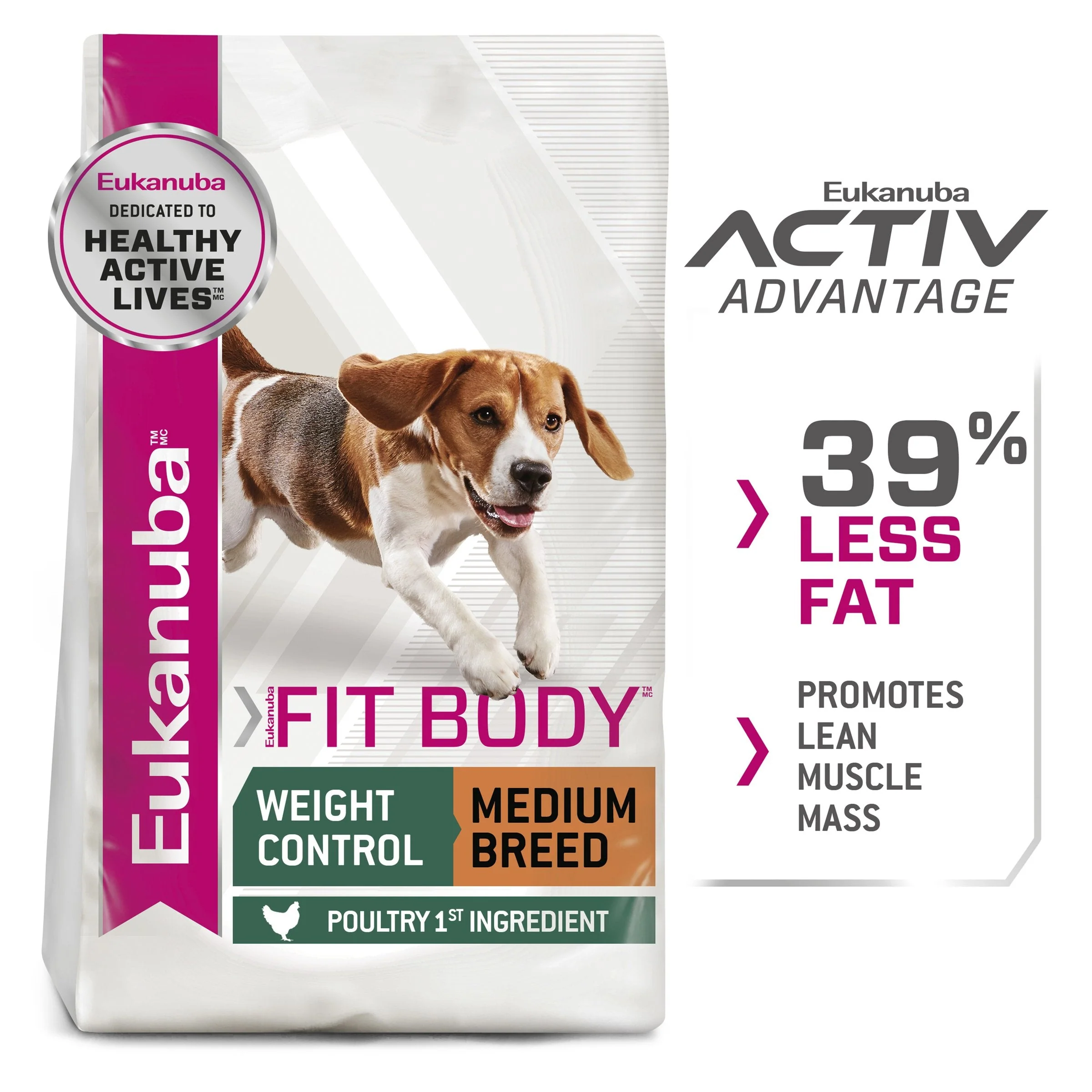 Eukanuba Dog Fit Body Adult Medium Breed 15kg - Image 2