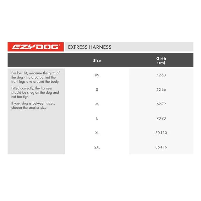 EzyDog Express Red Dog Harness Large - Image 6