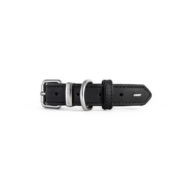 EzyDog Oxford Leather Dog Collar Black Extra Large - Image 2