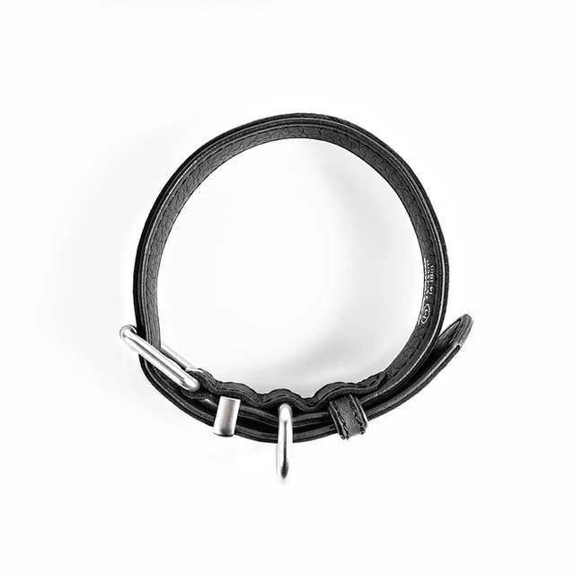 EzyDog Oxford Leather Dog Collar Black Extra Large - Image 3