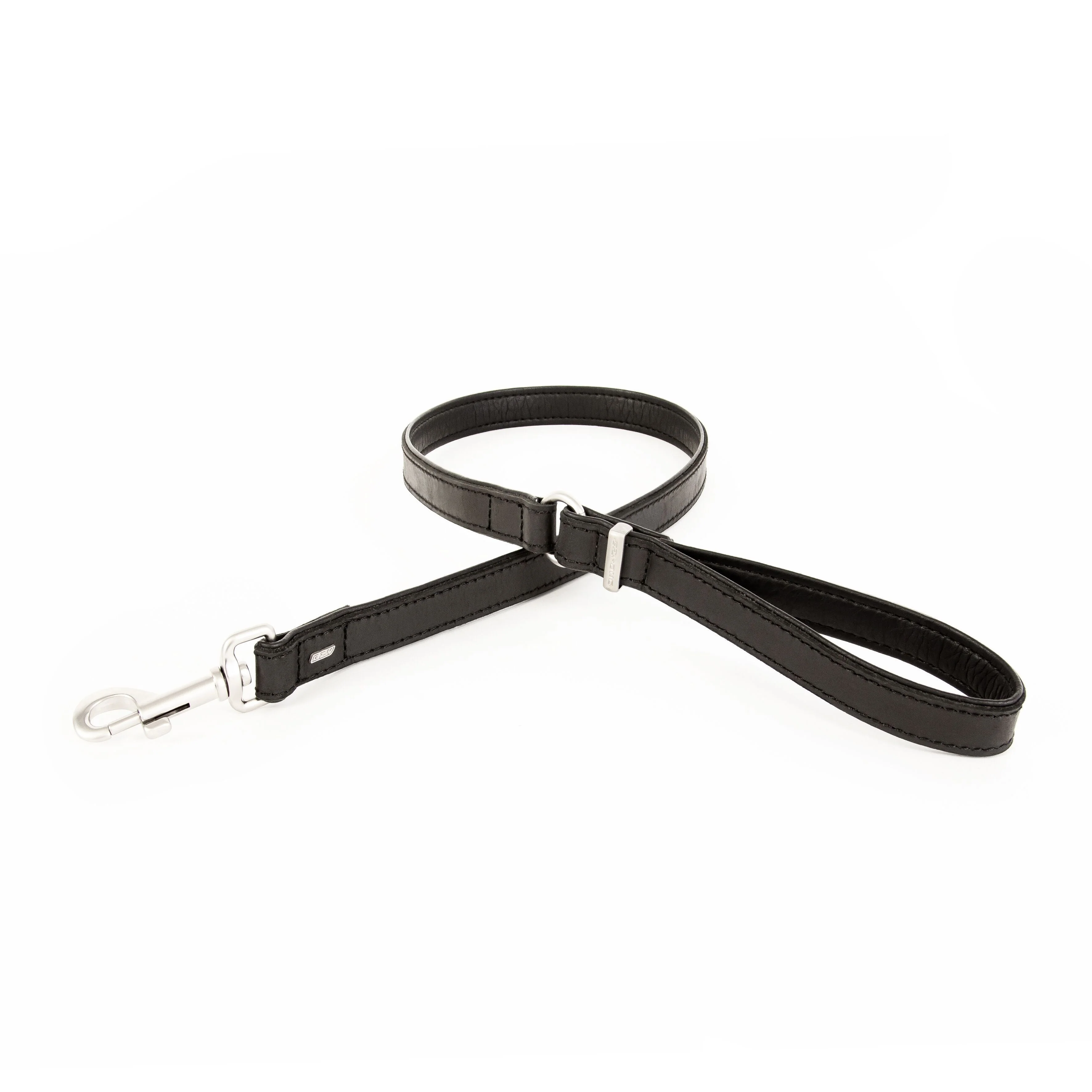 EzyDog Oxford Leather Dog Lead Black