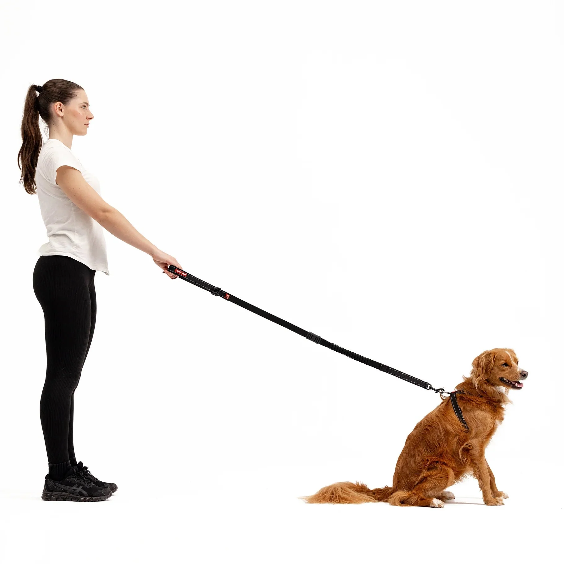 EzyDog Zero Shock Dog Lead Blue Denim Large 48inch - Image 3