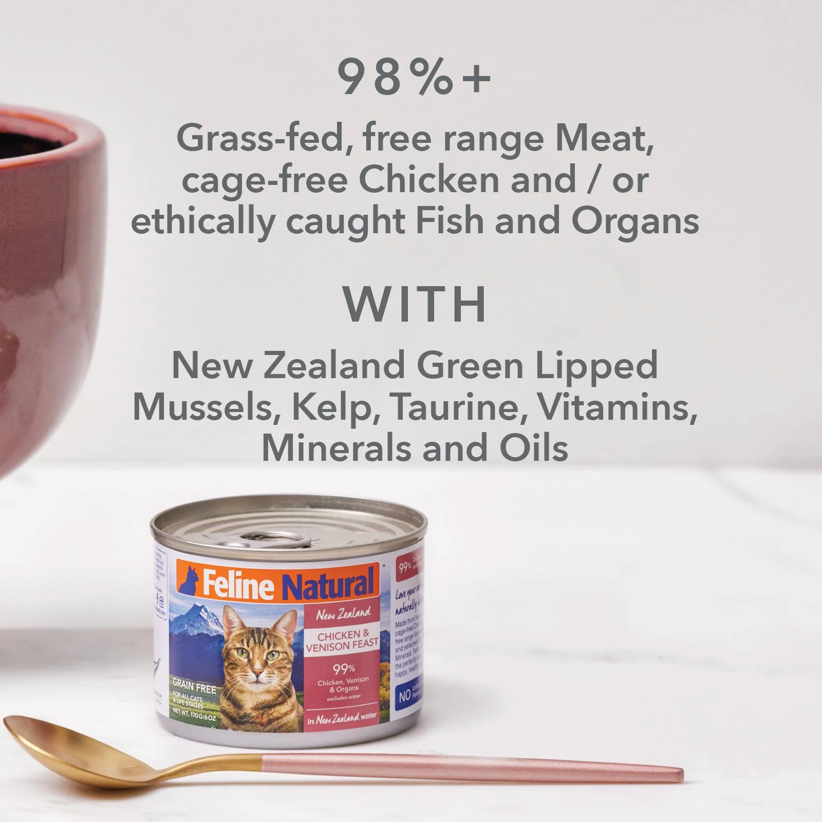 Feline Natural Chicken and Lamb Feast Wet Cat Food 170g - Image 7