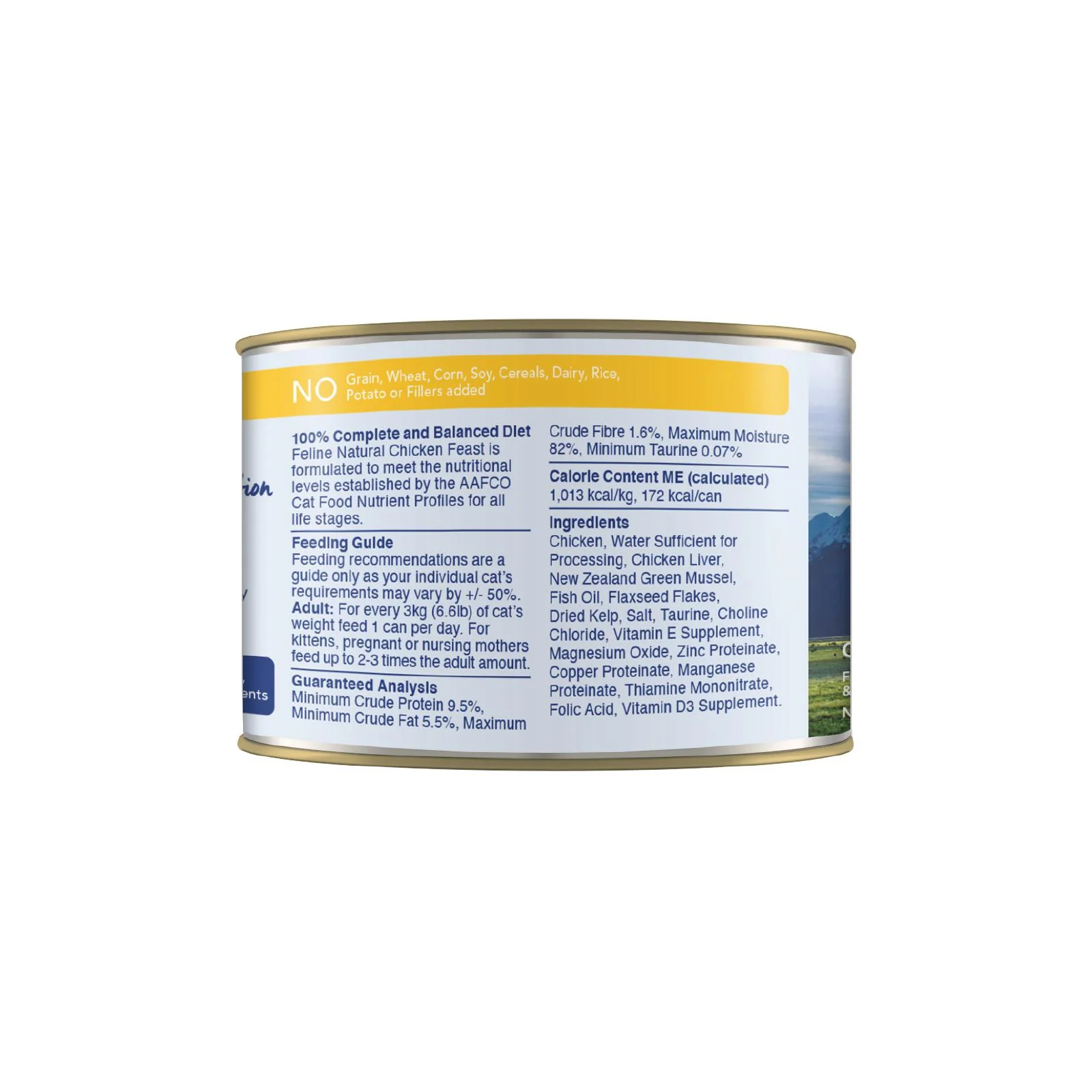 Feline Natural Chicken Feast Wet Cat Food 170g - Image 3