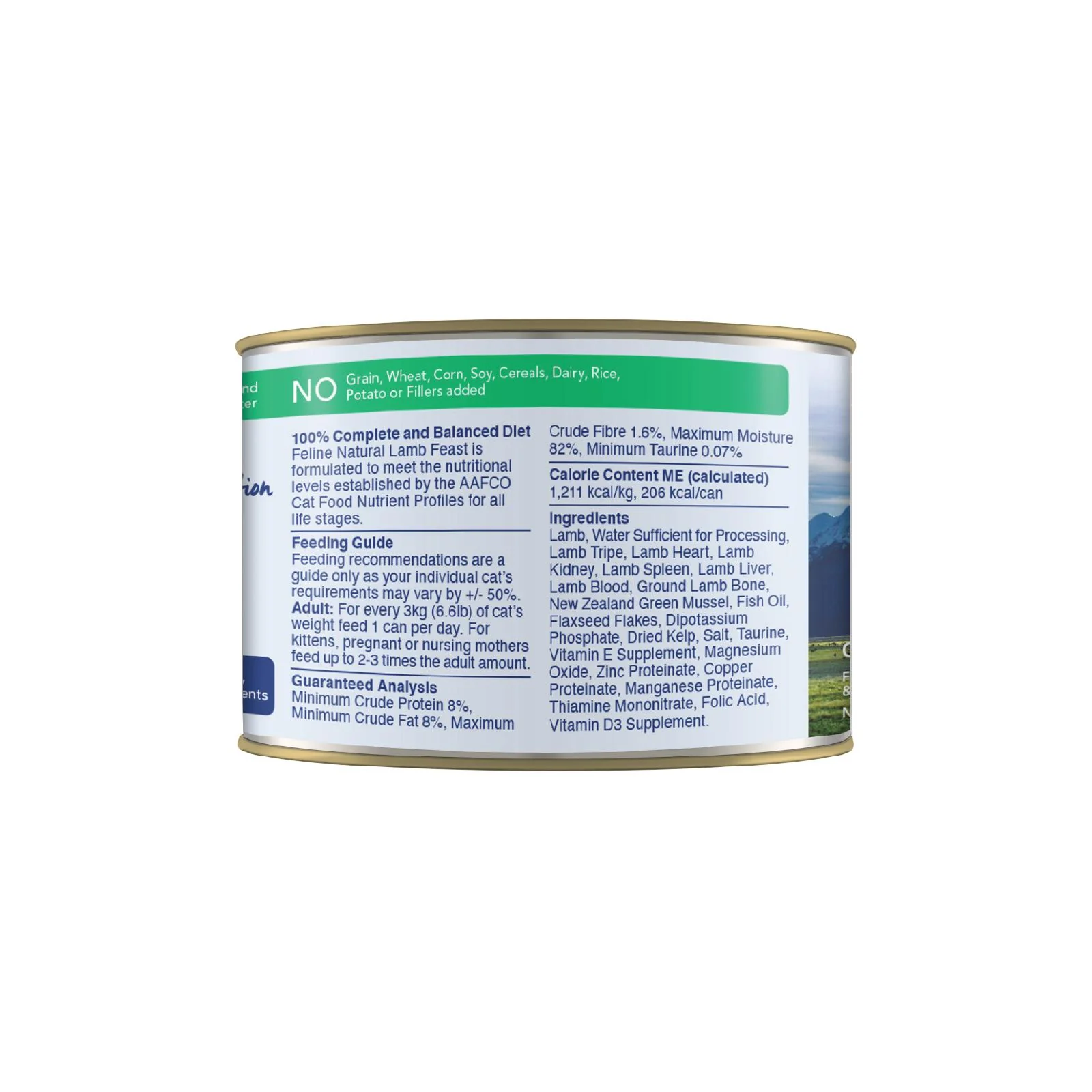 Feline Natural Lamb Feast Wet Cat Food 170g - Image 3
