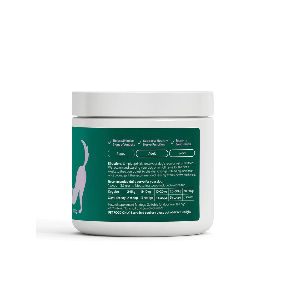 Field Day Anxiety Support Wholefood Powder Supplement 220g - Image 2