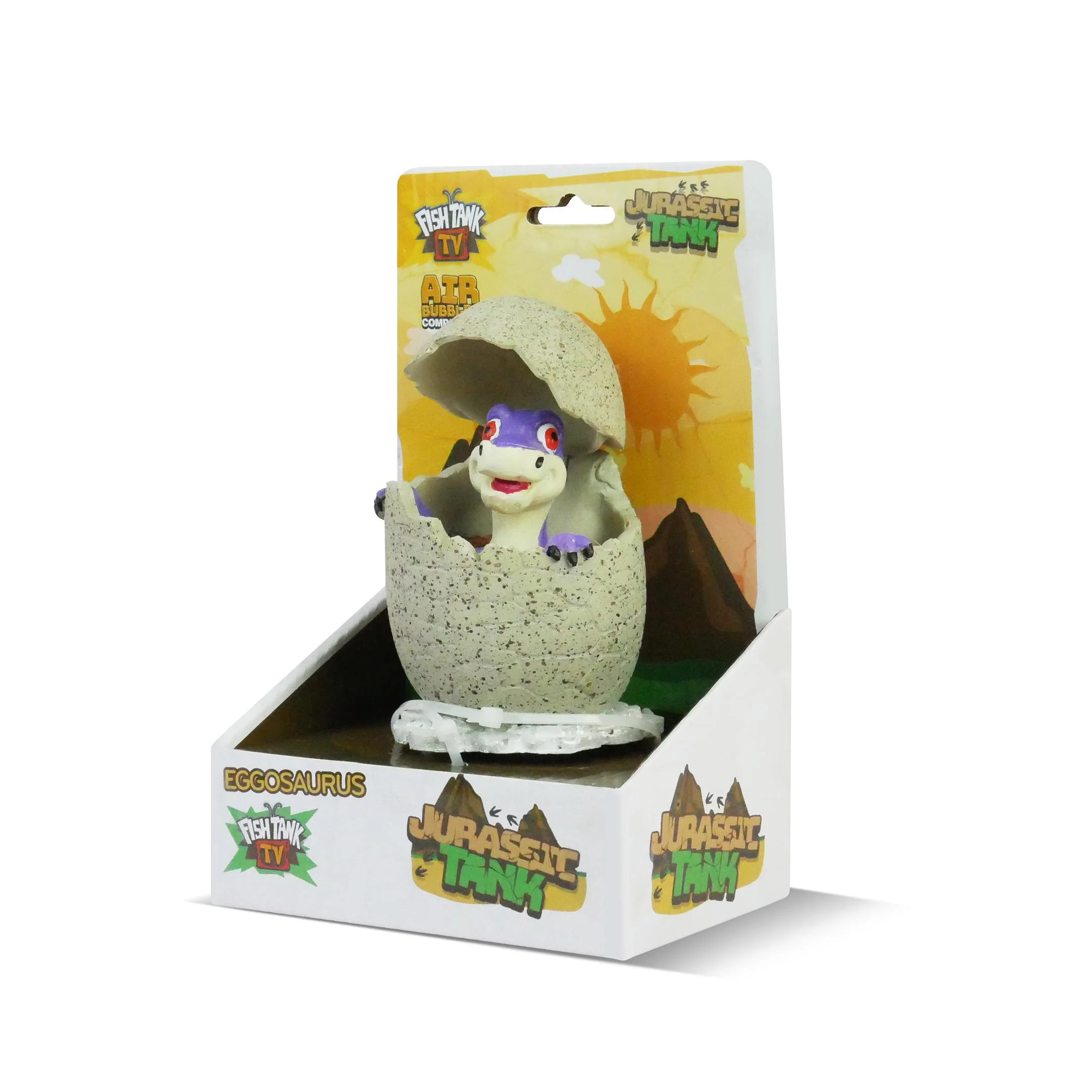 Fish Tank TV Jurassic Land Eggo Saurus *** - Image 3