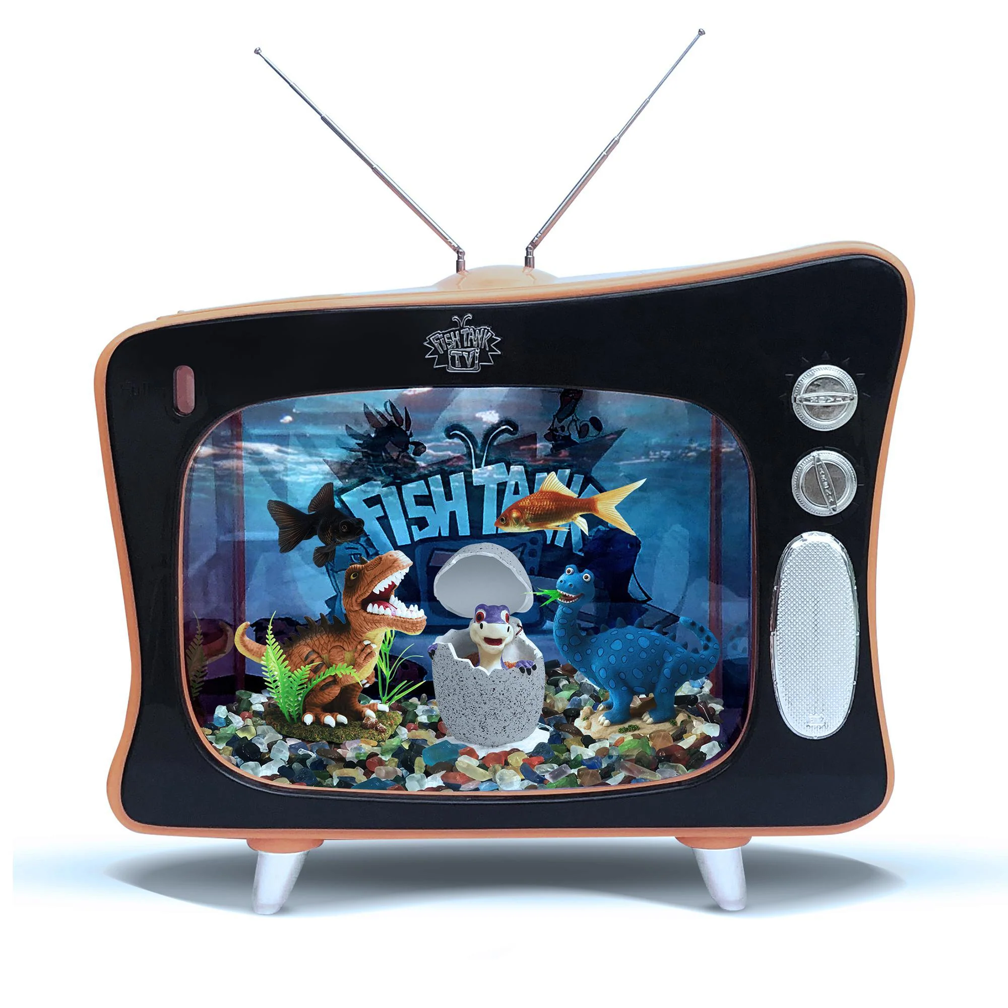 Fish Tank TV Jurassic Land Eggo Saurus *** - Image 8