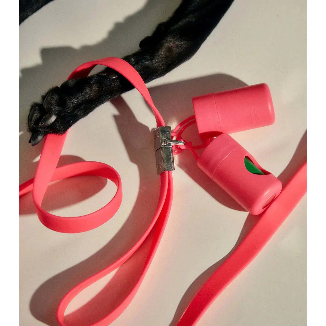 frank green Neon Pink Dog Poo Bag Holder - Image 3