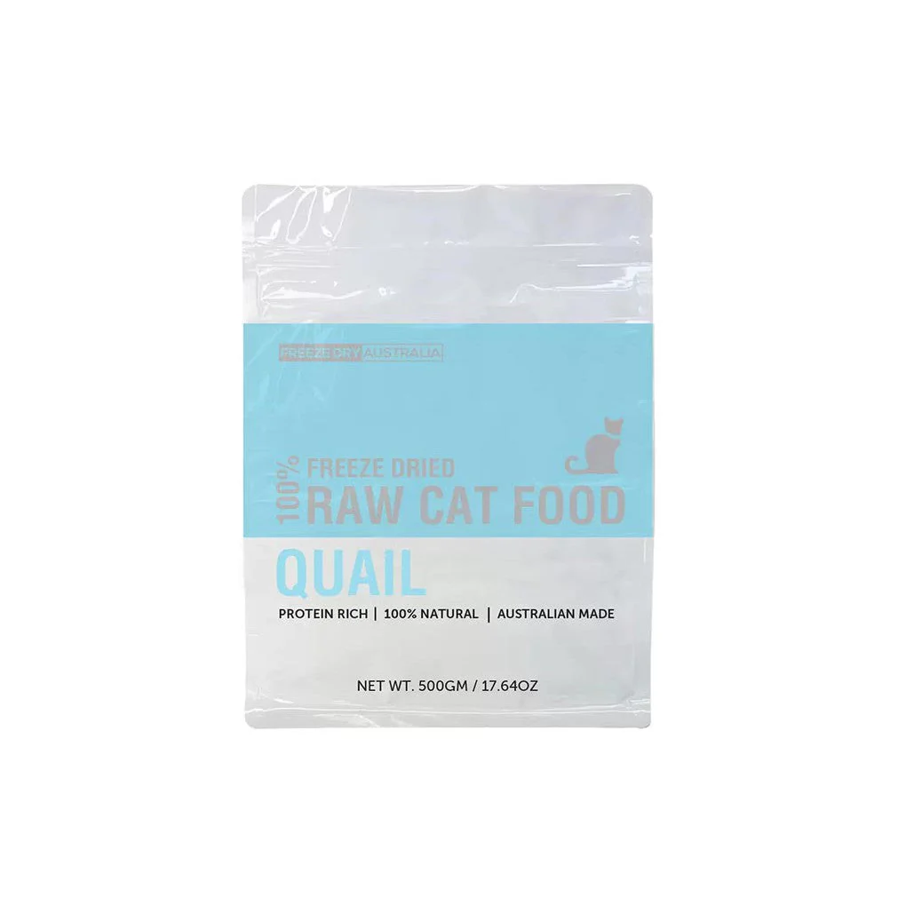 Freeze Dry Australia Freeze Dried Natural Raw Cat Food Quail 25g - Image 2