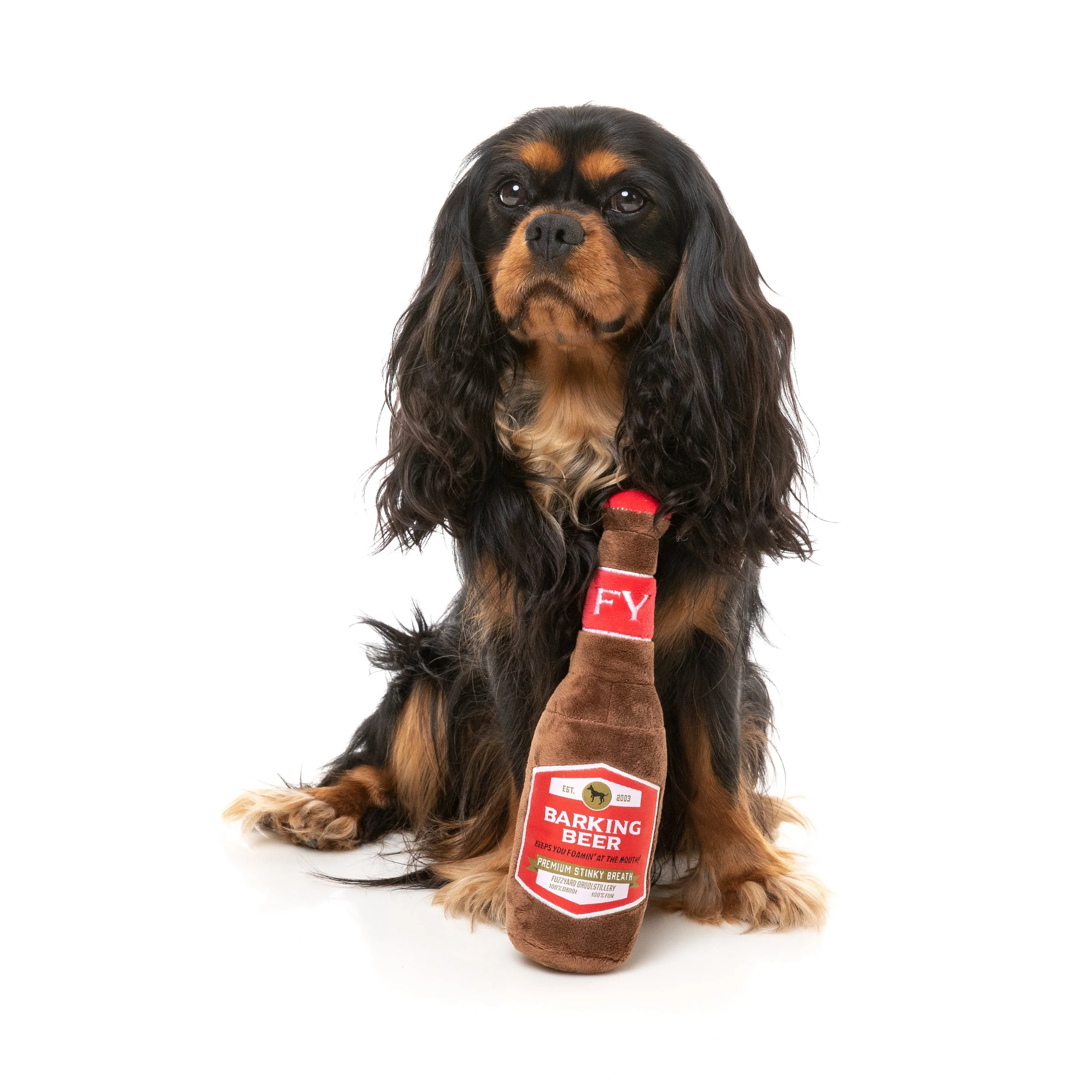 FuzzYard Barking Beer Soft Dog Toy - Image 2