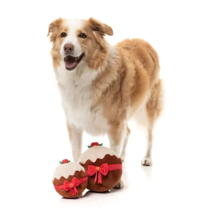 Fuzzyard Christmas Merry Puddin Dog Toy Small *** - Image 4