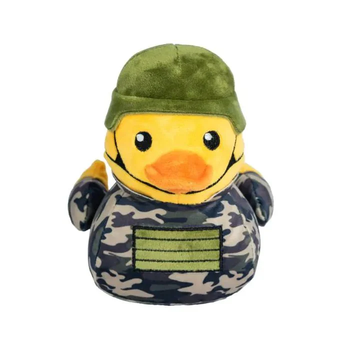 FuzzYard Waddle Squad-dle Commanduck Plush Dog Toy - Image 2